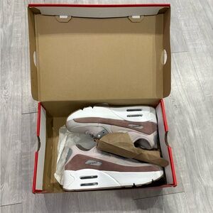 Womens Nike Air Max 90 LV8 Double Stacked Pink Violet Iron Ore Size 8 Shoes